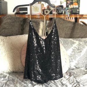 Sequin Tank Top